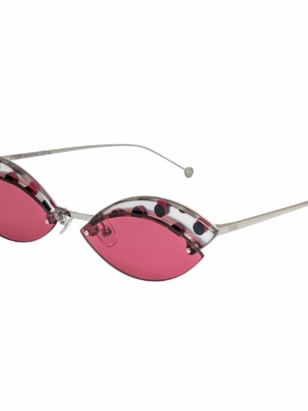 FENDI FF0370/S DEFENDER Cherry/Polka Dot Sunglasses